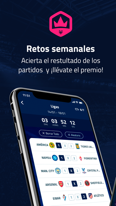 Screenshot #1 pour Retos Fútbol