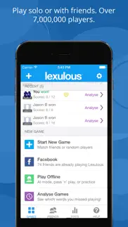 lexulous word game lite iphone screenshot 2