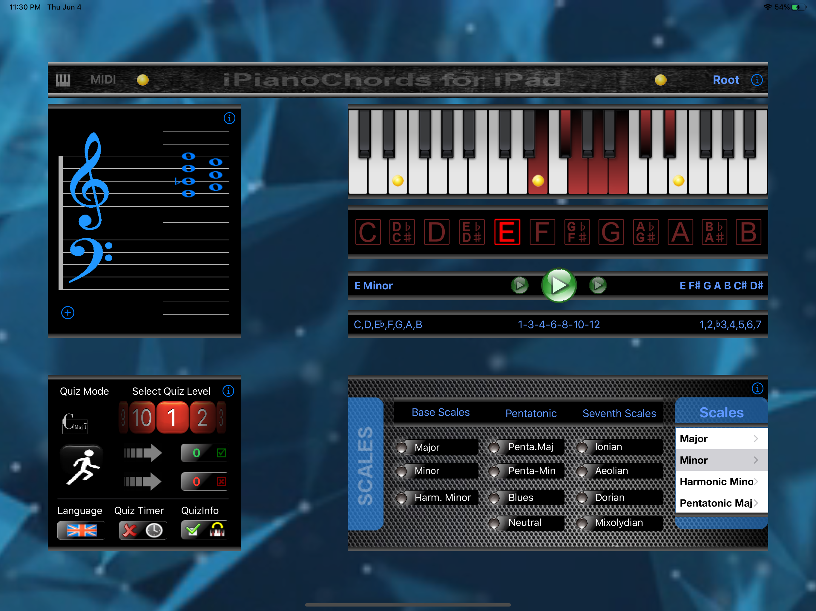 iPiano Chords HD screenshot 4