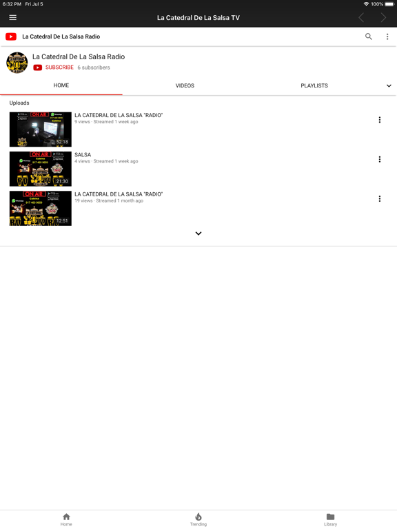 La Catedral De La Salsa Radio iPad screenshot 4 - Music app