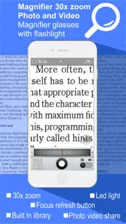 magnifier 30x zoom iphone screenshot 1