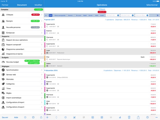 Screenshot #4 pour iCompta 6 Lite