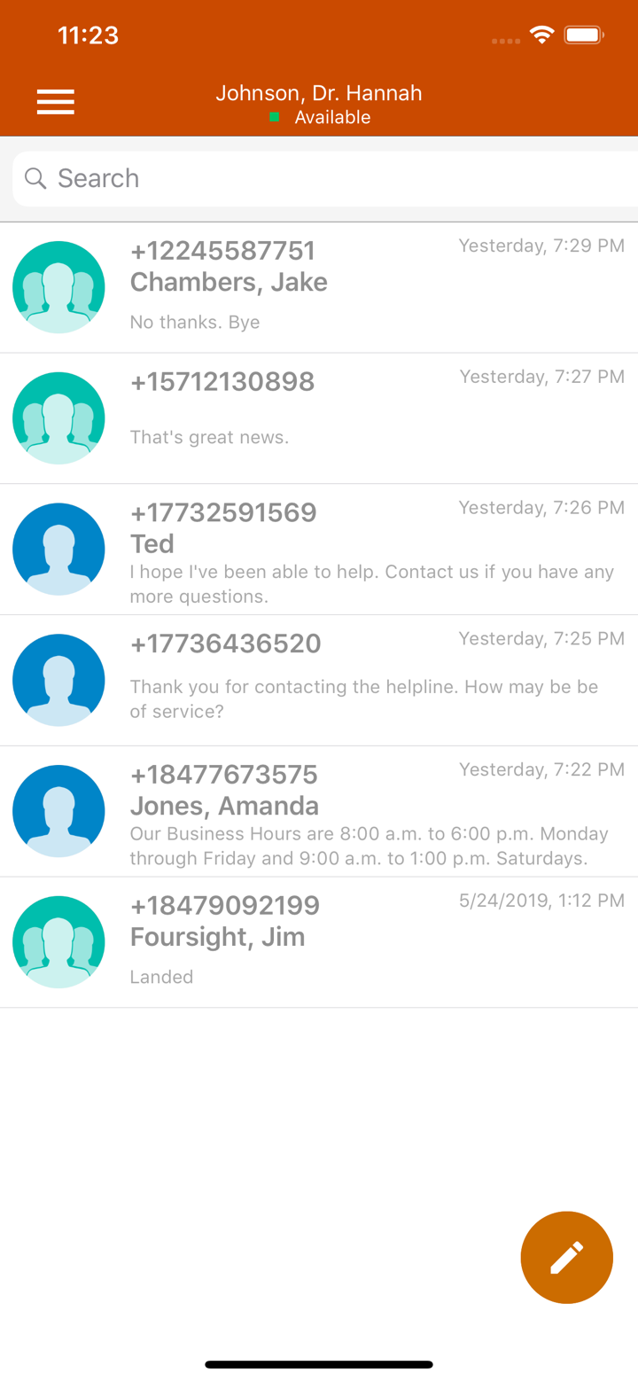 Mutare Text // Engage screenshot 1