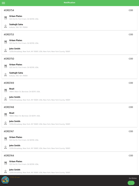 Screenshot #5 pour FOS - Driver App