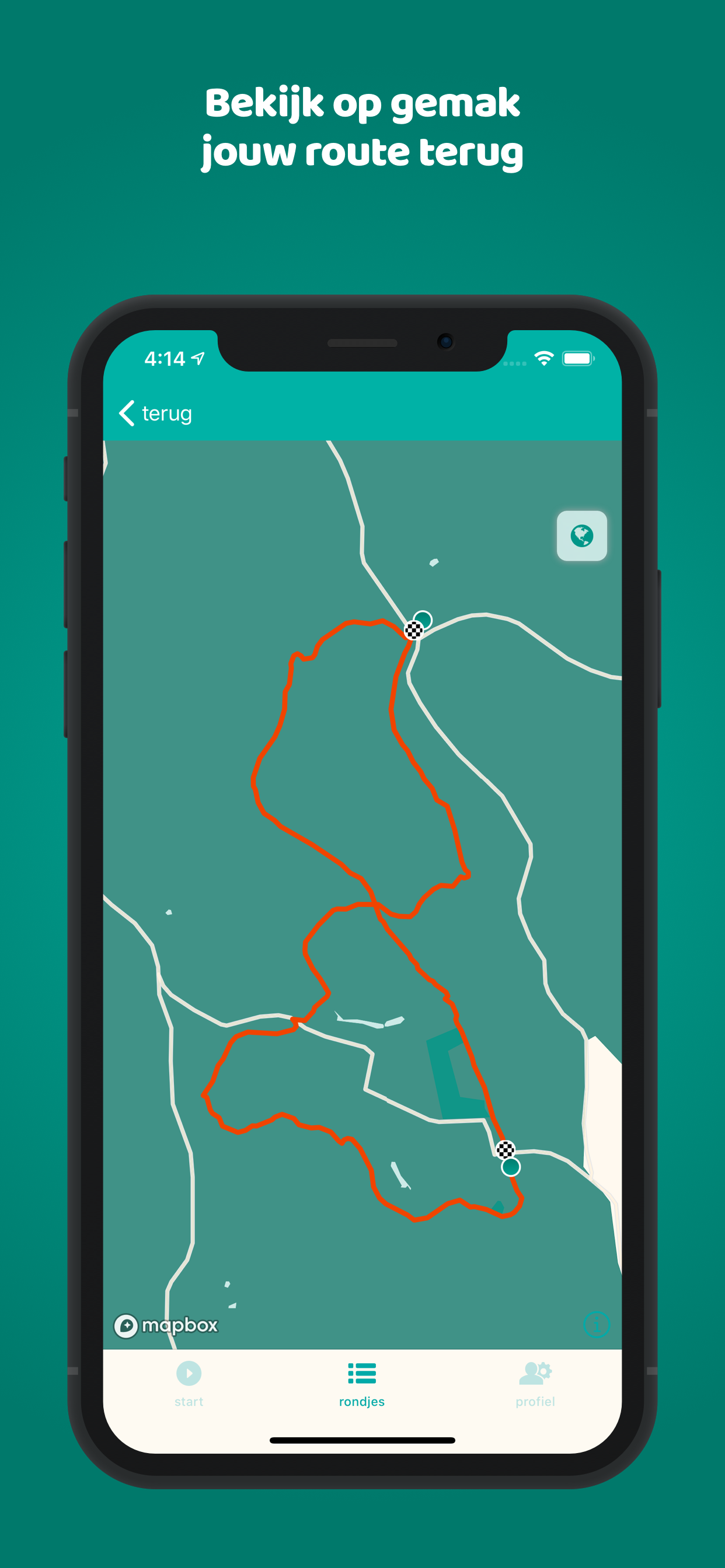 Rondje GPS Wandelen en Fietsen
