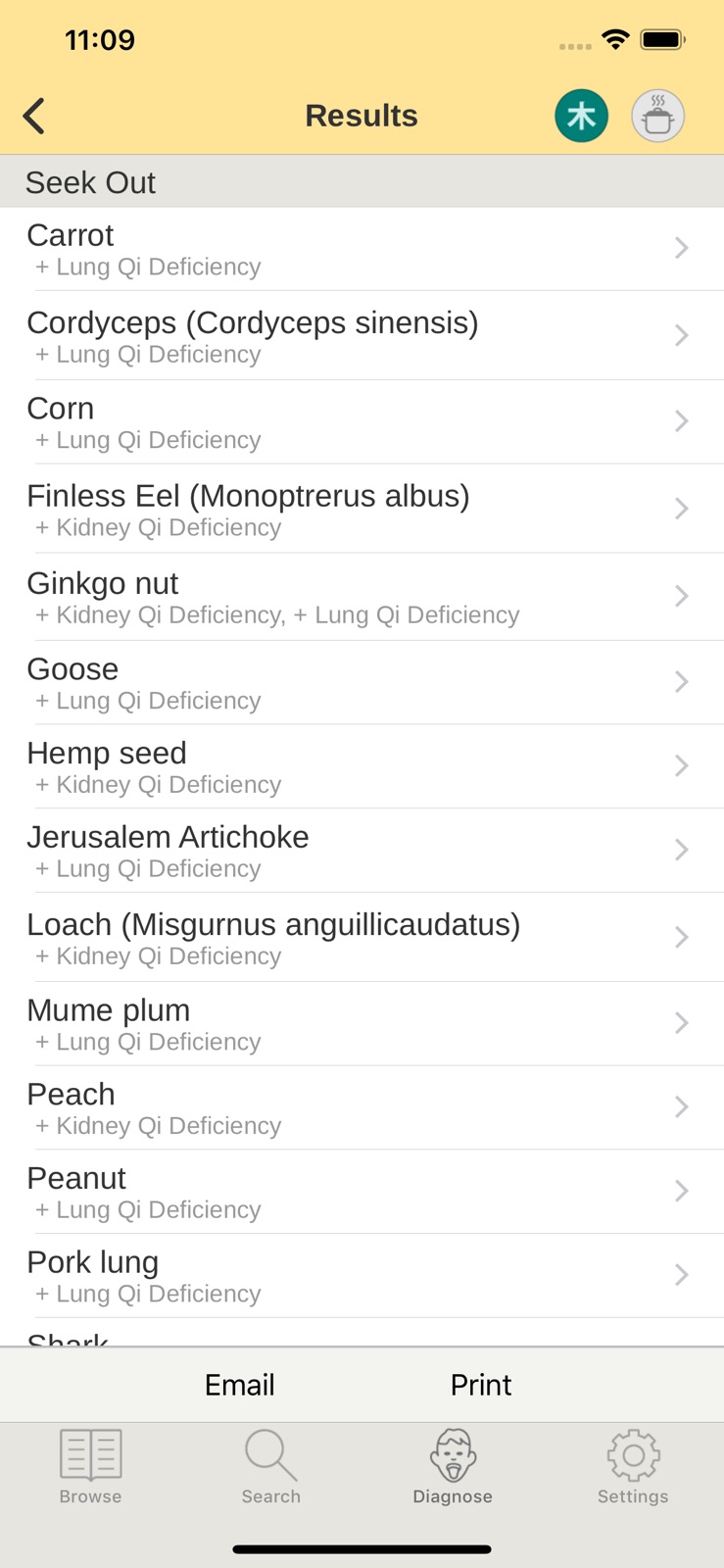 Chinese Nutritional Strategies iphone screenshot 3