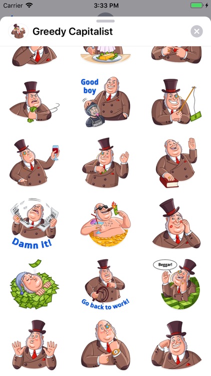 Greedy Capitalist Sticker Pack