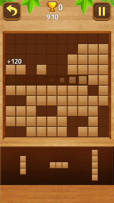 Wood block puzzle : classic screenshot 2