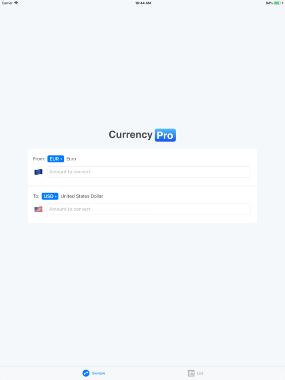 ▷ Currency Pro Money Converter iPad screenshot