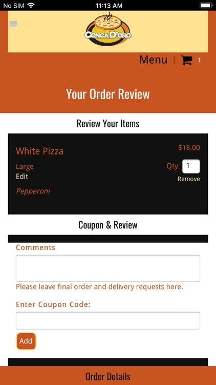 Conca D'oro Ristorante screenshot-5