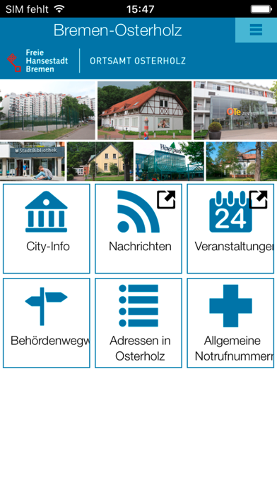 Bremen-Osterholz BVB-Stadt-App screenshot 2