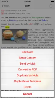 pdf writer (pdf rich editor) iphone screenshot 4