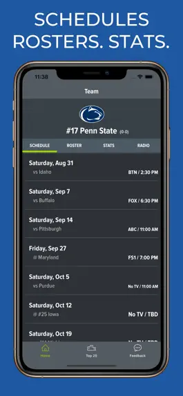 Game screenshot Penn State Football Schedules mod apk