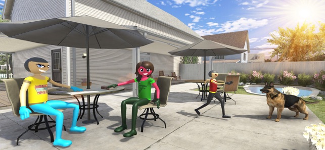 虛擬家庭：Stickman Sim(圖1)-速報App