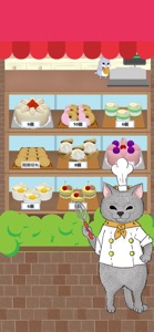 Cute cat's cake shop screenshot #1 for iPhone