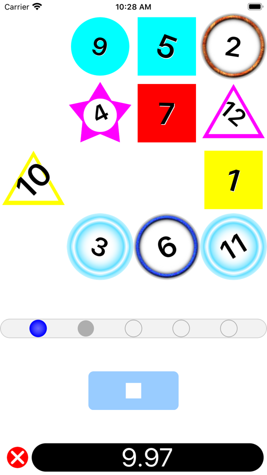 #4. Missing Num (iOS) Podle: Yasuyoshi Ota
