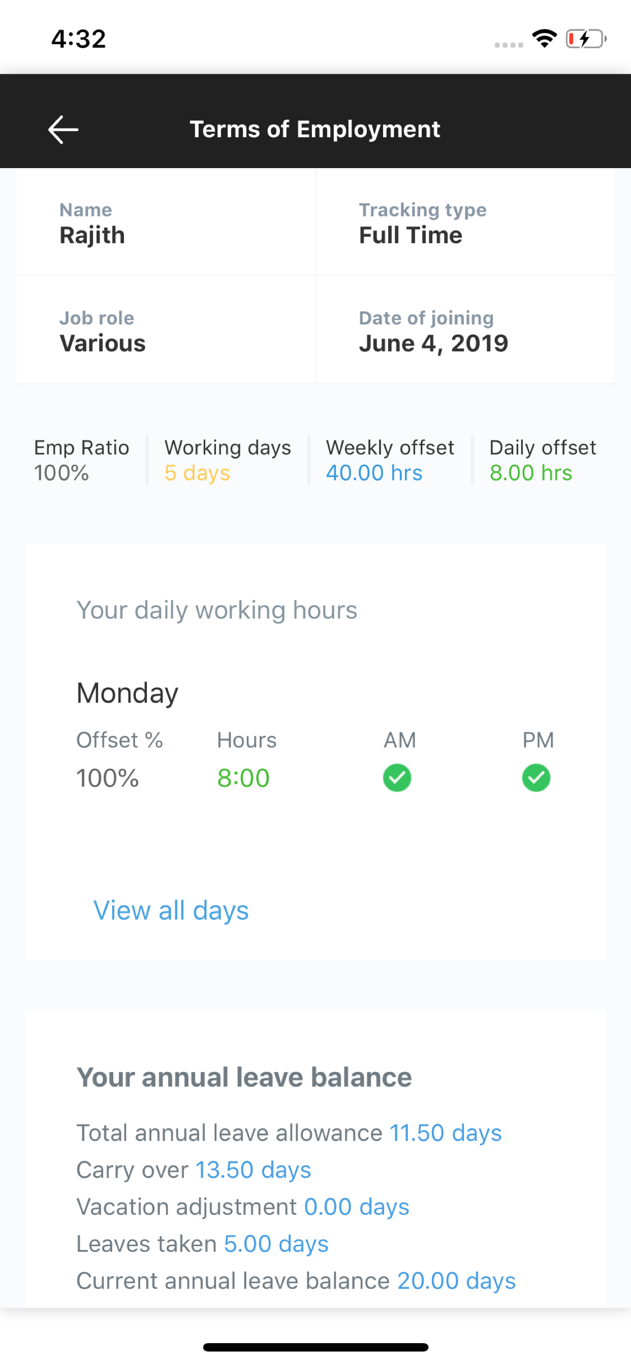 Staff Times - My Time screenshot 8