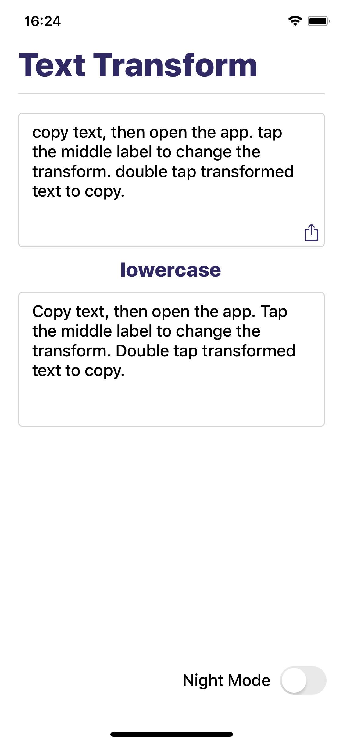 Text Transform