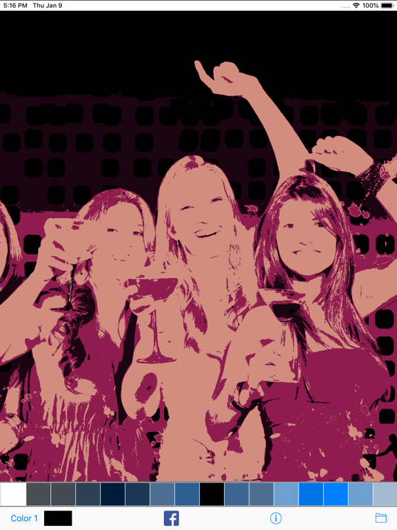 Poster Shine - posterize iPad screenshot 4 - Photo & Video app