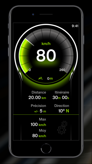 Screenshot #2 pour GPS Digital Speed Tracker Pro