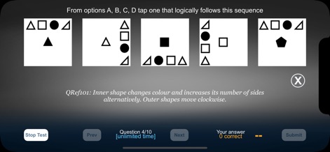 Abstract Reasoning Test - Education App | MWM