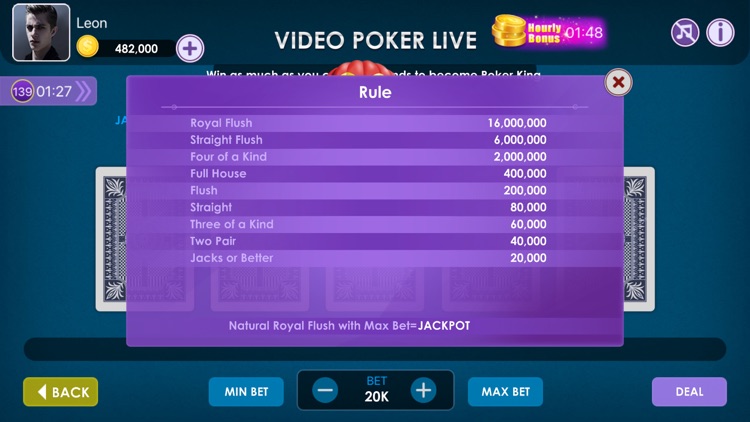 Video Poker Live screenshot-3