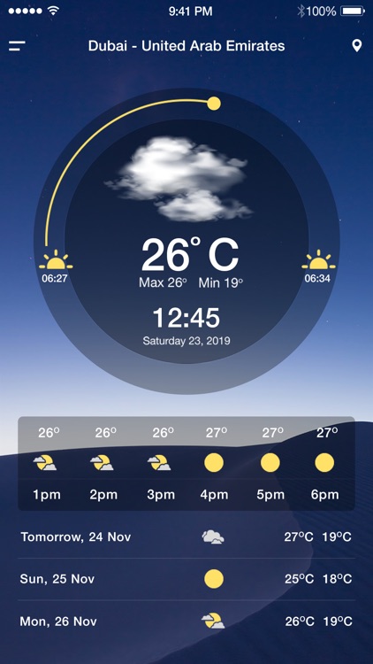 Dark Weather - The Weather App