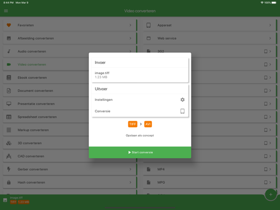 File Converter iPad app afbeelding 3