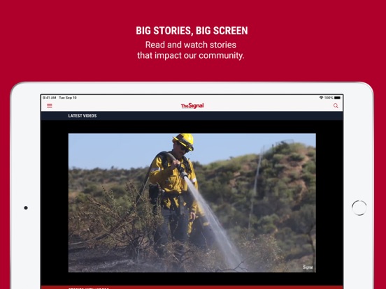 SignalSCV iPad screenshot 5 - News app
