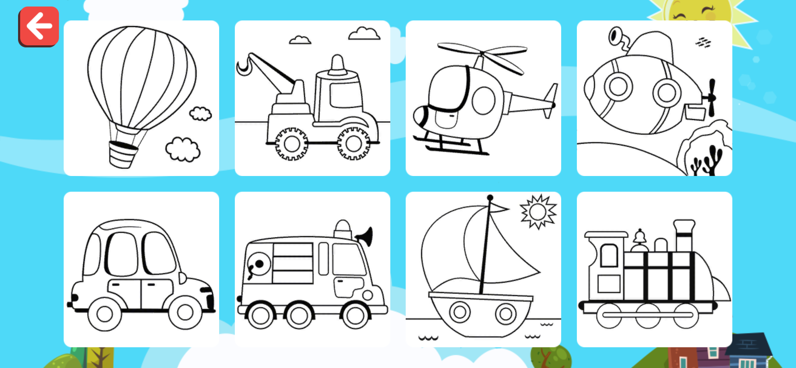 Finger Paint Colorbook Game