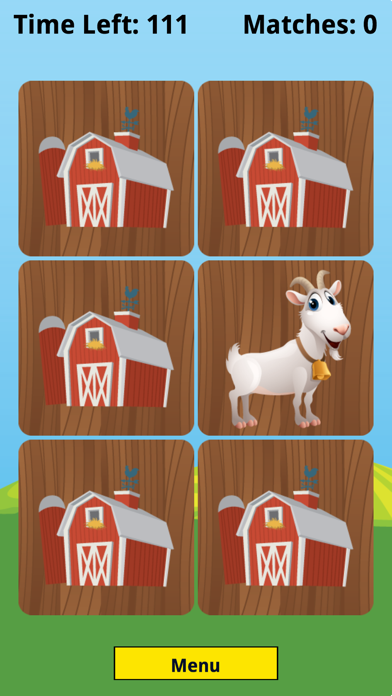 Farm Animal Picture Match Screenshot