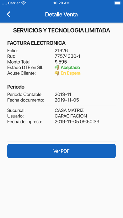 App screenshot