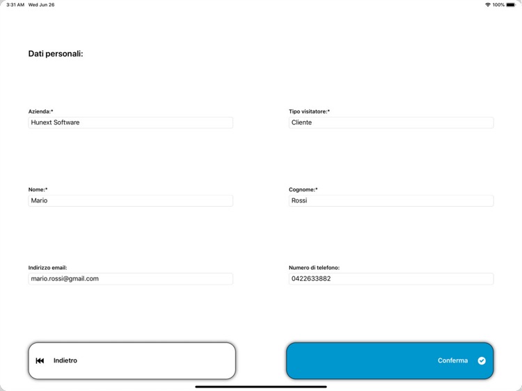 Hunext Gestione Visitatori screenshot-5