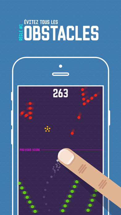 Screenshot #1 pour Finger Hero: Avoid Obstacles