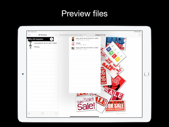 Zip Viewer - Unzip and Archive iPad screenshot 3 - Utilities app