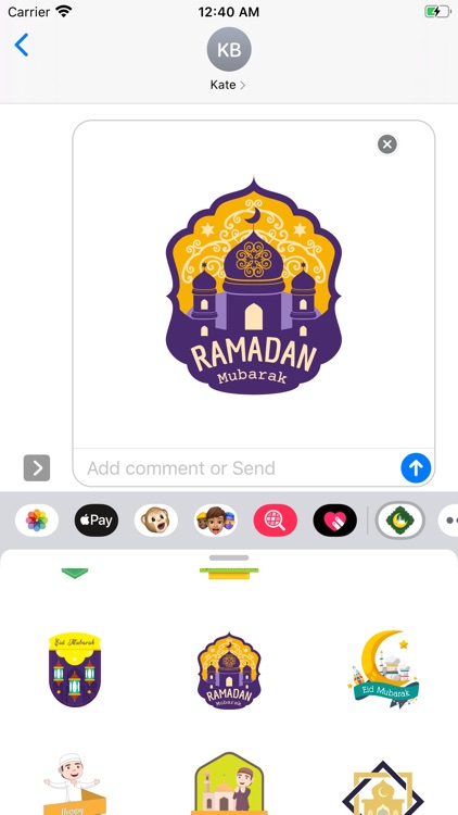 Islamic Stickers - Eid Sticker screenshot-3