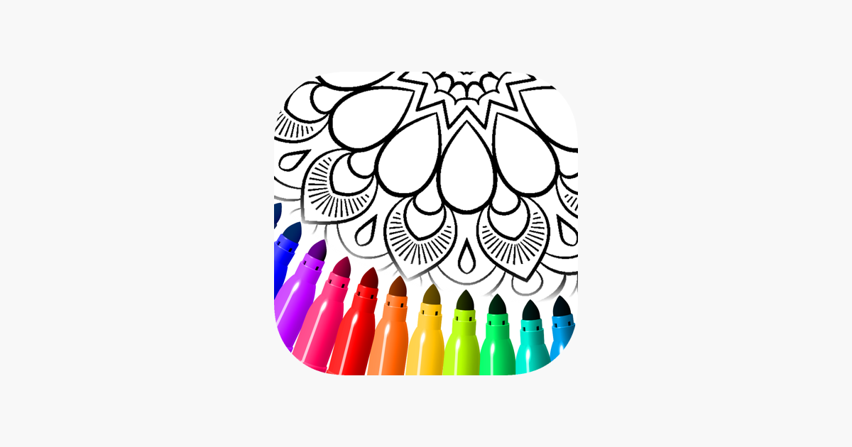 Mandala para Colorear con Numeros para Adultos - Aplicaciones de