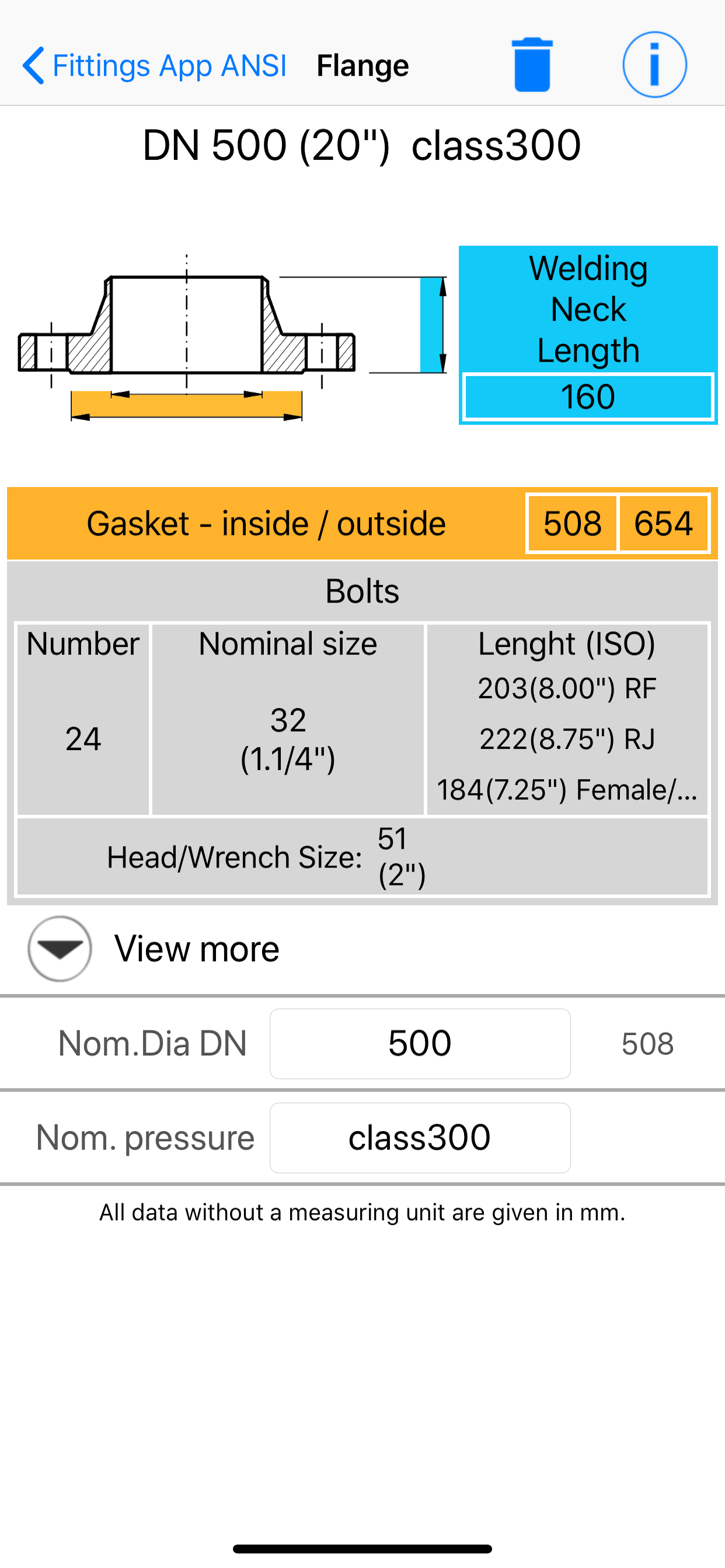Fittings App ANSI