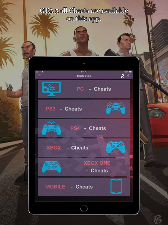 All Cheat Codes for GTA 5 | App Price Drops