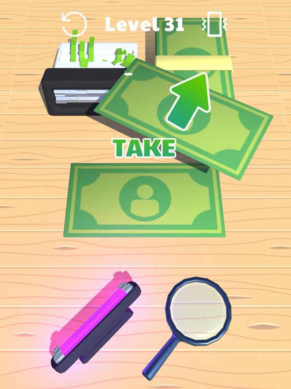 Money Buster 3D: Fake or Real iPad app afbeelding 5