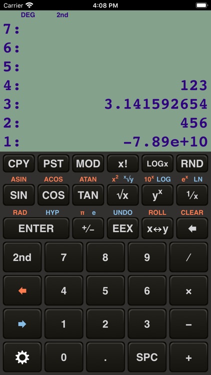 RPN Calculator 48 screenshot-3