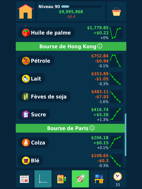 Screenshot #6 pour Jeu Boursier