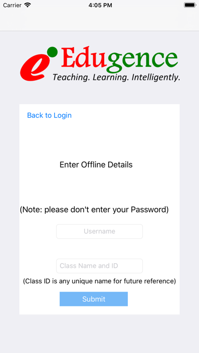 App screenshot