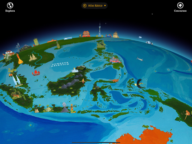 ‎Barefoot Atlas del Mundo Screenshot