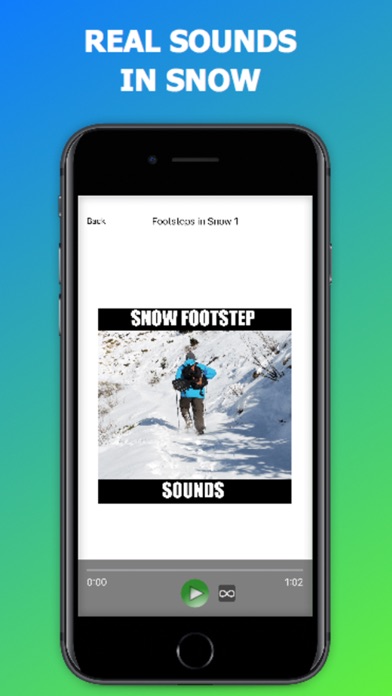 Screenshot #1 pour Footstep Sounds in Snow