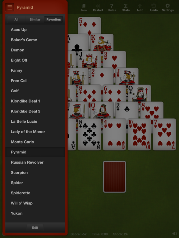 Screenshot #5 pour Solitaire Pro – 160 Card Games