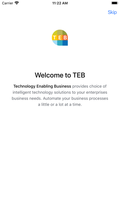 Screenshot #1 pour TEB Sales