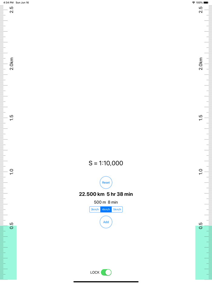 MapRuler for paper map