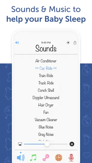 Скриншот White Noise Baby на iPhone 1
