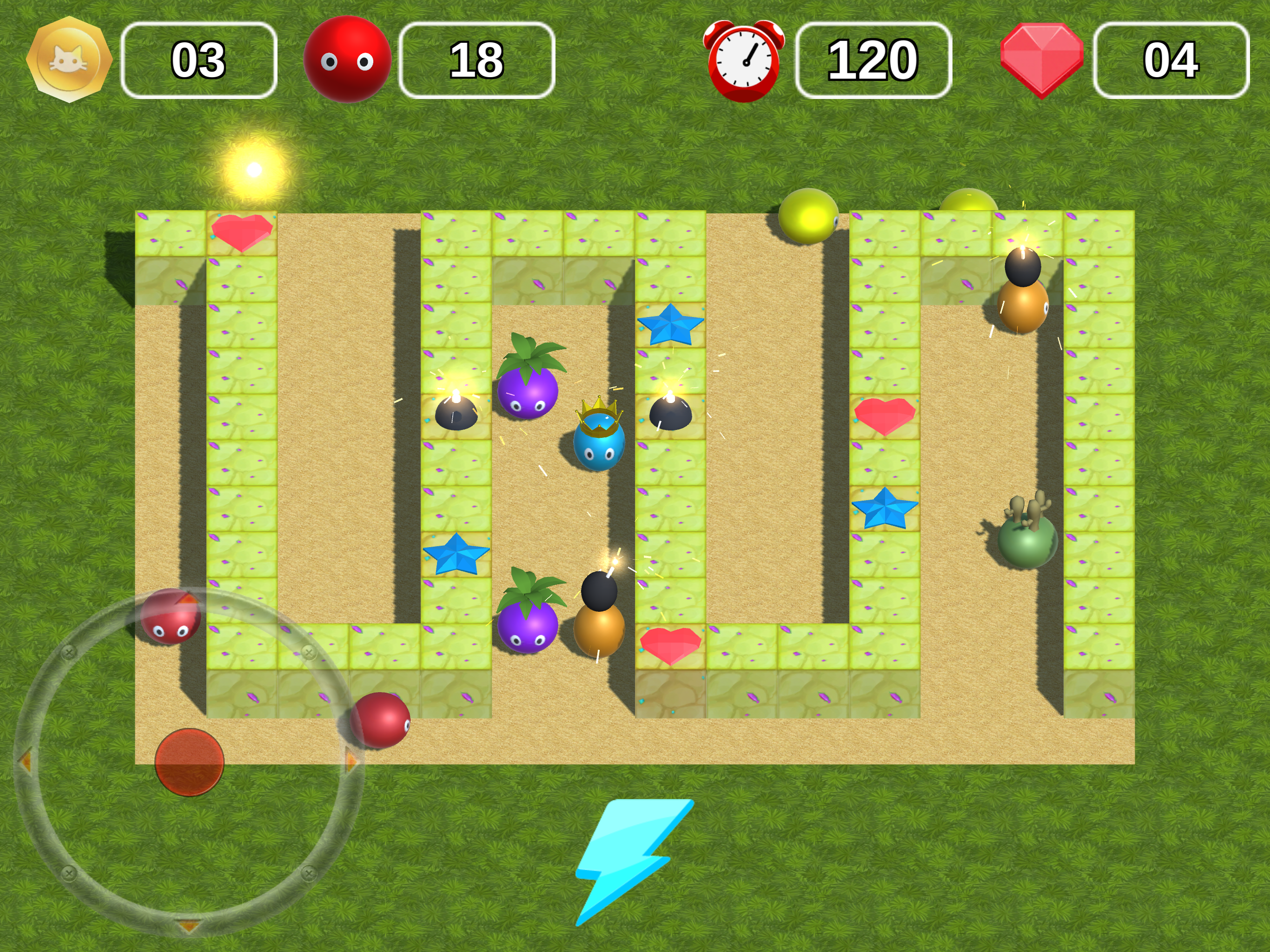 Slime labyrinth push square
